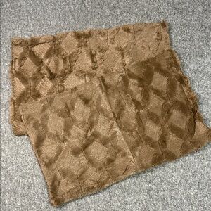 2 Piece Brown Textured Pillow Covers